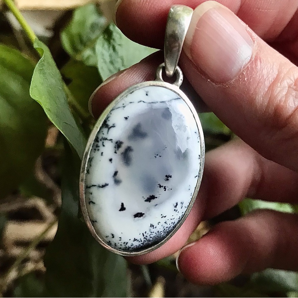 Vintage ‘Stone of Plentitude’ Set in Sterling Silver